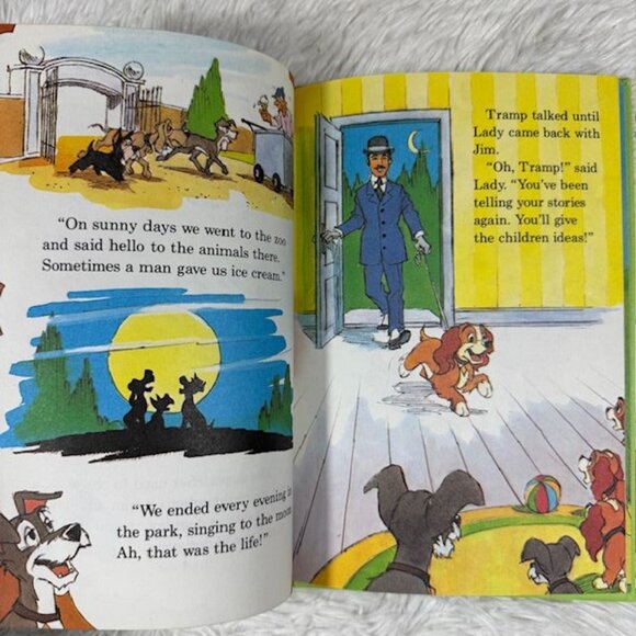 Vintage Set of 4 Disney Children's Books Dumbo/ 3 Little Pigs/ Scamp/ Peter Pan - Picture 8 of 16